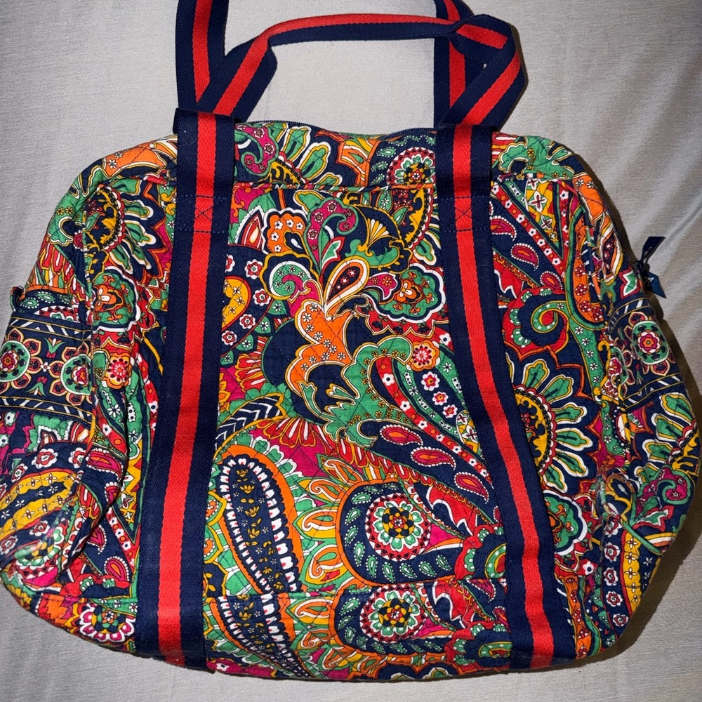Vera Bradley Venetian Paisley travel duffel bag / sports bag